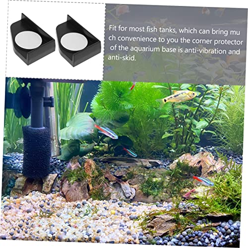 4pcs Corner Protector Pads for Fish Tanks -Collision Cushion Guards Thickened Base Corner Protectors for Aquarium Stability and Safety