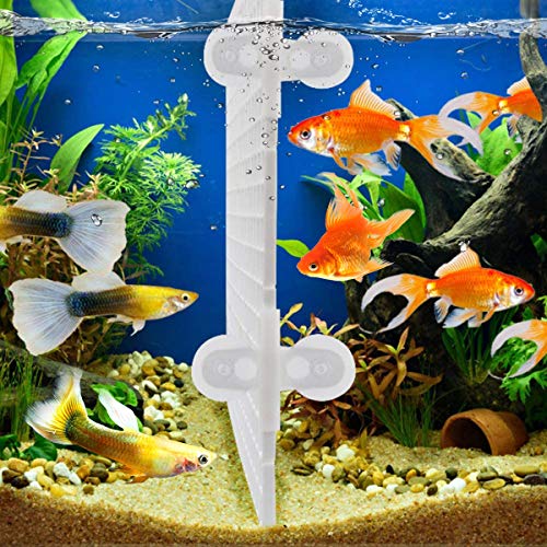 WEAVERBIRD 2Pcs Aquarium Divider Tray Plastic Grid Divider Tray Egg Crate for Aquarium Fish Tank Bottom Isolation, White - color: White
