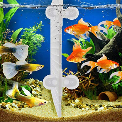 WEAVERBIRD 2Pcs Aquarium Divider Tray Plastic Grid Divider Tray Egg Crate for Aquarium Fish Tank Bottom Isolation, White - color: White