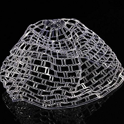 Transparent Rubber Fishing Net, Fly Fishing Landing Net Replacement Netting for Freshwater Saltwater Fishing, Soft Rubber Mesh Safe Catch and Release Fish - size: l - 47 inch