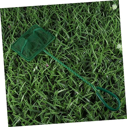 COLLBATH 4pcs Aquarium Fishing Net Fine Mesh Design for Fish Catching Material Aquarium Accessories Green Color