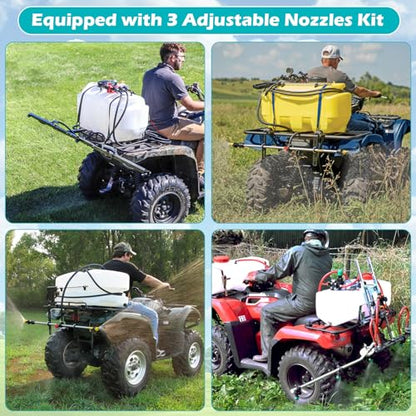 Spray Boom Repair Kit Include 8001-VS Tips Screens Clamps,Cross and | Elbows Nozzle Body (11/16" MPS x 3/8"HB)，Retaining Nut and Nozzle Cap (11/16" FPS) ，Tip Strainer and Boom Clamps 1" Square