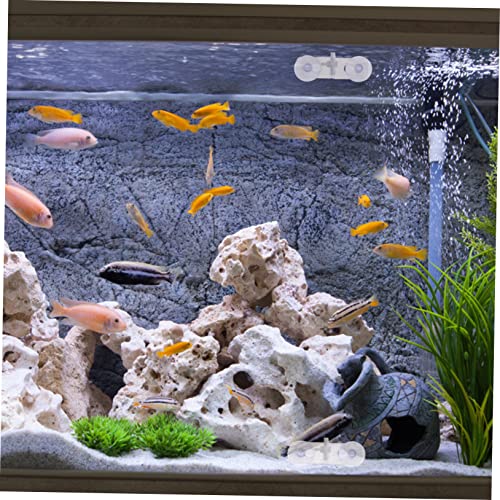 POPETPOP 30pcs Aquarium Divider Clip Fish Tank Support Clamp Cups for Vertical Oblique Isolation of Panels for Fish Breeding Separation