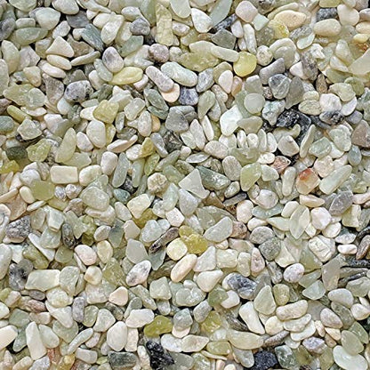 Midwest Hearth Decorative Jade Bean Pebbles 1/5" Size (10-lb Bag) - size: 10-lb Bag