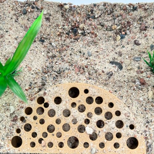 Shrimp Breeding Protector, Shrimp Hide Tunnel, Black | Aquarium tunnel creates a sheltered breeding cave for dwarf, cherry and baby shrimp while helping protect young shrimp. - color: Black
