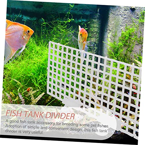 KESYOO 1 Set Aquarium Divider Isolation Board Fish Tank Supply with Suction Cups for Breeding Separating Aggressive Fish
