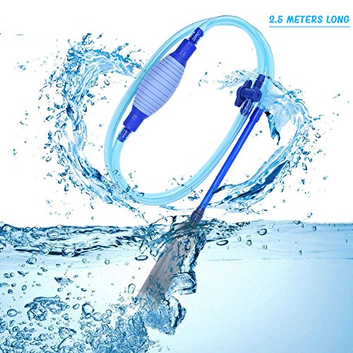Aquarium Water Changer with Airbag and Water Flow Controller - 8.2ft