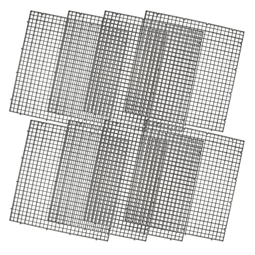 1 Set of Aquarium Grid Dividers Plastic Filter Boards Fish Tank Bottom Partition Nets Multi-Hole Design Easy Installation