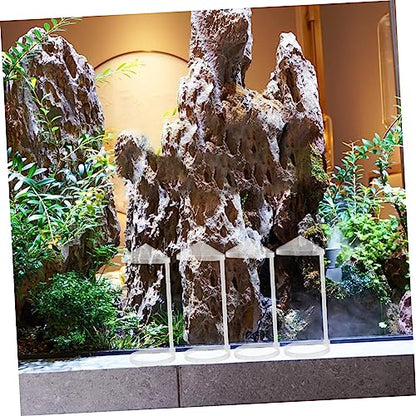 MERRYHAPY 5pcs Splash Guard for Mist Maker and Humidifier – Waterproof Bracket for Rockery Water Fountain – Prevents Water Splashing and Spillage