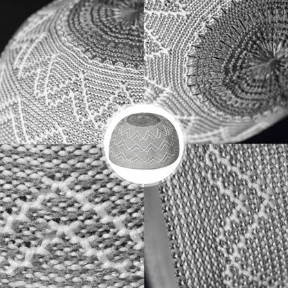 4 Pcs Muslim Knit Kufi Hats Islamic Crochet Prayer Beanie Cap Knitted Taqiyah Takke Skull Topi Eid Ramadan Gift - color: Color a