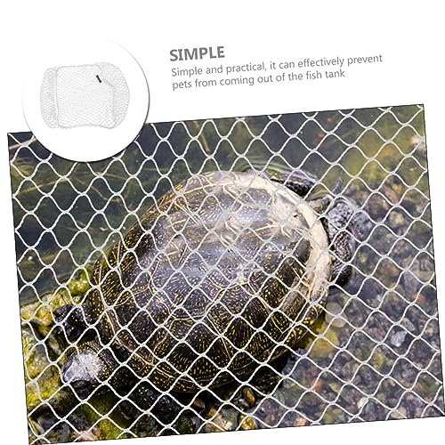 Sosoport Aquarium Protective Net Anti-Jumping Aquarium Mesh Net Fish Tank Cover Escape Proof Screen for Indoor Aquariums Fish Tank Accessories 17.71 X 11.81 X 0.07 in