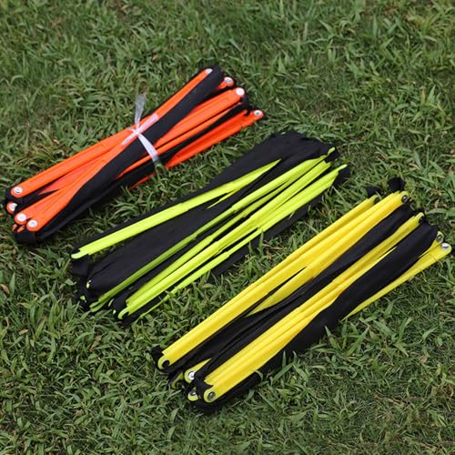 Multifunctional 9 Grids Agility Ladder for Sports Training Fitness and Footworks Drill Agility Train Ladder Enduring - color: Green