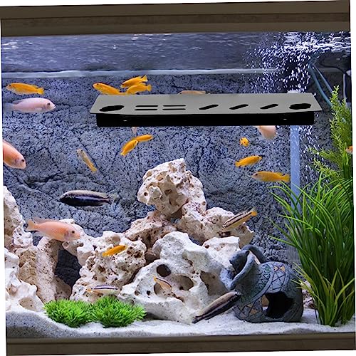 Aquarium Tool Holder Water Plants Maintenance Organizer Multi-Slots for Easy Access Compact Design for Fish Tank Cleaning Lightweight and Storage Rack