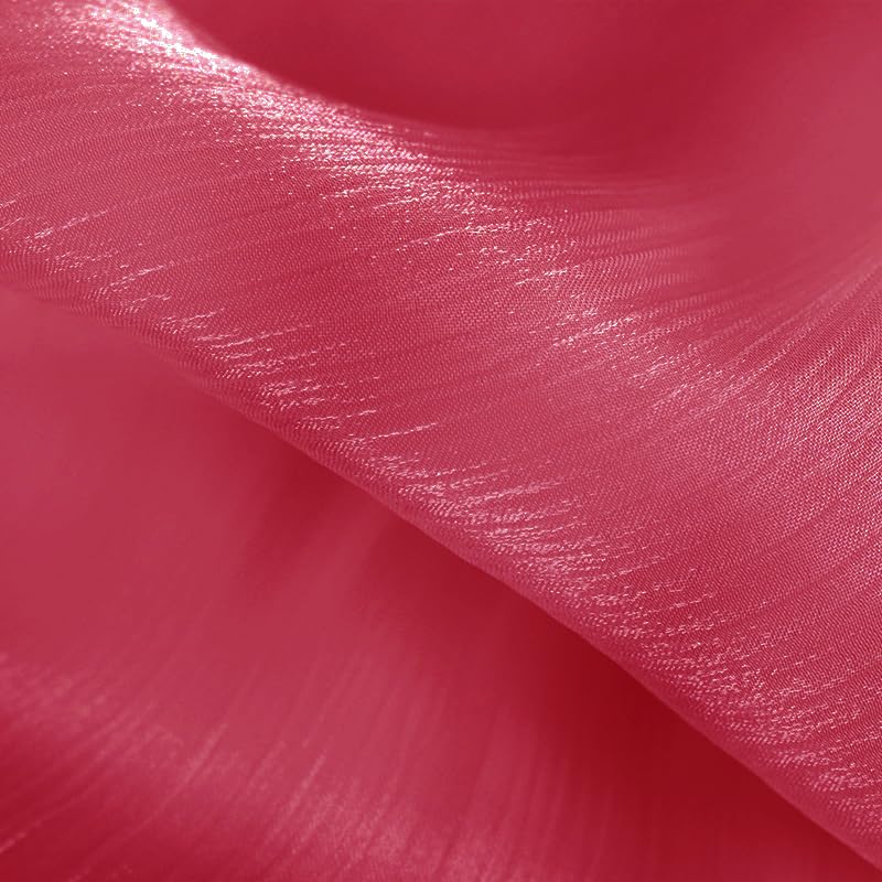 Lina & Lily Sheen Shimmer Women's Crepe Scarf Shawl Wrap Head Hijab Lightweight - color: Cerise Pink