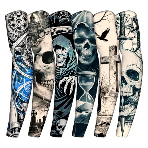 YARIEW Temporary Tattoo Sleeves for Men Arm Sleeves for Men - color: Multicolor-17