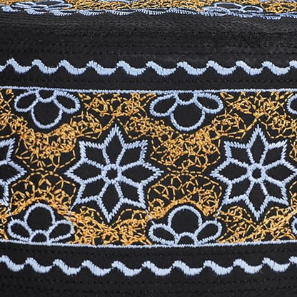 Muslim Prayer Hat for Men Worship Hat Islamic Muslim Prayer Hats Cap Beanie Headwear for Ramadan Eid - color: Yellow