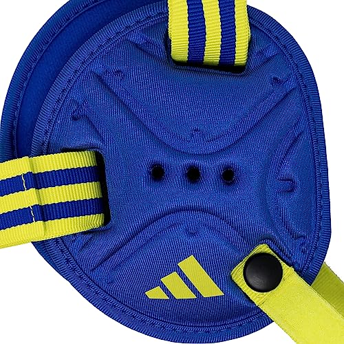 Adidas Youth Wizard Wrestling Ear Guard - color: Royal/Solar Yellow