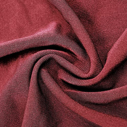 ZGMYC Women Shiny Rhinestones Muslim Hijab Elegant Long Turban Cap Head Wrap Scarf - color: Wine Red