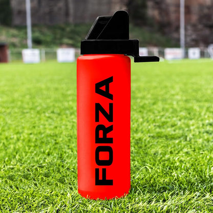 FORZA Team Hygiene Water Bottles – BPA-Free Squeeze Bottles with Contactless Nozzle for Athletes, 1 Litre Capacity (Pack of 40, Red) - color: Red, style: Pack of 40