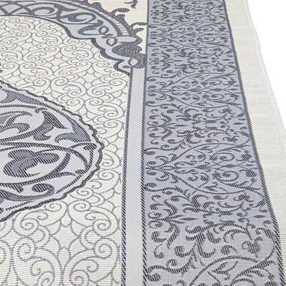 Modefa Islamic Prayer Mat Muslim Gifts - Thin Travel Muslim Prayer Rug in Taffeta Gift Bag with Tasbih Beads Prayer Matt Islam - Chenille Turkish Praying Carpet - Ramadan Gifts (Navy) - color: Navy