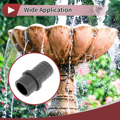 Plastic Hose Barb Fitting 1-1/4" x 1.2" Barb OD Straight Through Pipe Connector Grey 5 Pcs - color: Gray, size: 1-1/4"x 1.2" OD
