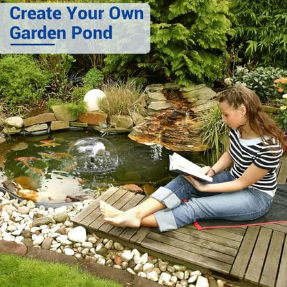 Fountain Nozzles Kits for Outdoor Fountain | Replacement 5 Spray Patterns Plastic Nozzles for Pond Fountain