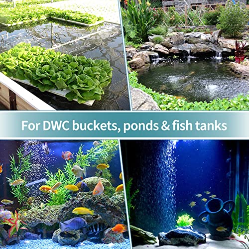Pawfly Aquarium Air Stone Ball 2 Inch, Airstones for Aquarium Fish Tank Bucket Hydroponics Pond and DWC Reservoir, 4 Pack - size: 4 Pack