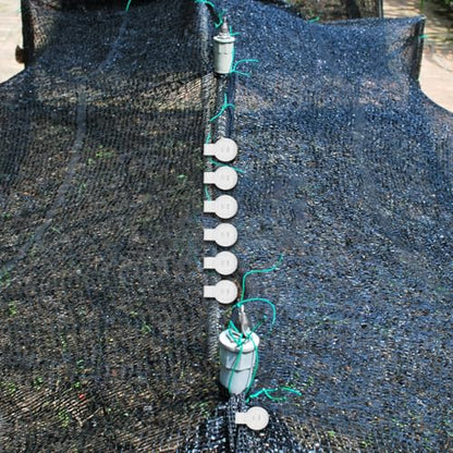 FAVOMOTO 80pcs Plastic Shade Cover Clips round Removable Sunshade Net Clamps for Outdoor Garden Greenhouse Mesh UV Resistant Windproof Accessories
