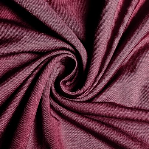 Muslim Hoodie Abaya Islamic Prayer Jilbab Maxi Robe with Inner Cap | Two-layer Cap, Prayer Abaya, Large Style - color: Wine Red