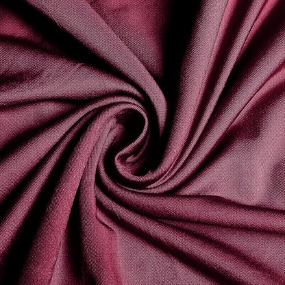 Muslim Hoodie Abaya Islamic Prayer Jilbab Maxi Robe with Inner Cap | Two-layer Cap, Prayer Abaya, Large Style - color: Wine Red
