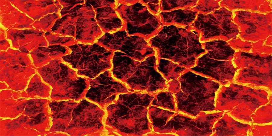 YongFoto Reptile Terrarium Background 48x24 inch Reptile Tank Background Heat Red Cracked Volcanic Eruption Lava Burning Ground Background Bearded Dragon Habitat Fish Tank Aquarium Background Backdrop - size: 48x24in/120x60cm