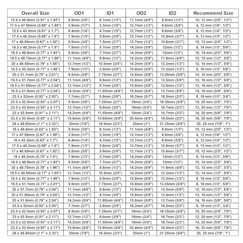 PATIKIL 2/5" to 5/9" 6 Pcs Plastic Hose Barb Fittings, Reducer Tube Fittings Pipe Adapter Union Splicer Joint Kit for Air Gas Water System Liquid Fuel Line Aquarium Tube Pump - size: 2/5"-5/9",(0.77"x1.93")