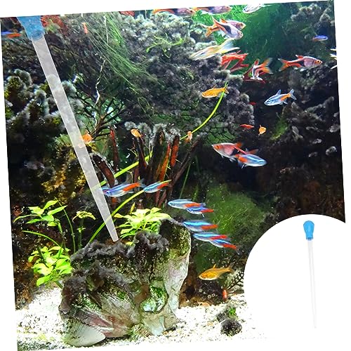 Amosfun Aquarium Cleaning Kit 50ml Fish Tank Waste Extractor Manual Pipette Dropper Coral Feeder Fish Tank Waste