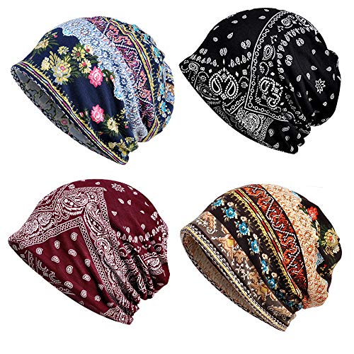 Cotton Slouchy Beanie Hip-Hop Soft Lightweight Running Beanie Adult Skull Hats Cap for Men Women - color: Opentop-a