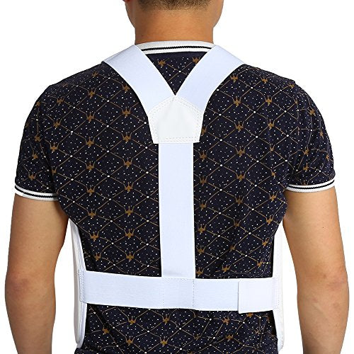 Unisex Taekwondo Karate Chest Guard Protector, Foam Padded Vest with Adjustable Straps, Size M (21.6 x 14.2 in), for Adults and Children