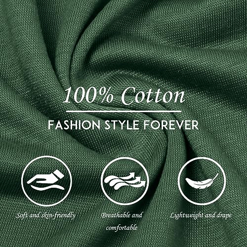 Turban Head Wrap Scarf,African Women' Soft Long Scarf Shawl Hair Bohemian Headwrap Stretch Headband Tie - color: Dark Green