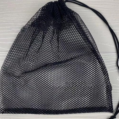 Breathable Mesh Drawstring Bags | Multipurpose Nylon Sports Storage for Activity Gear | Durable Construction(25 x30cm) - size: Medium