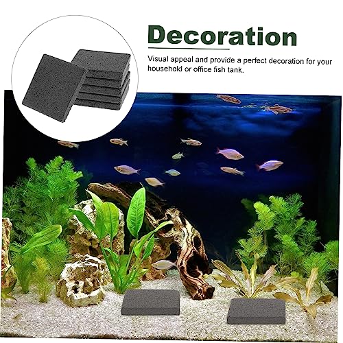 Toddmomy 10pcs Ceramic Coral Bases Coral Support Bracket for Fish Tank Propagation Durable Design Stable Base for Aquatic Environments