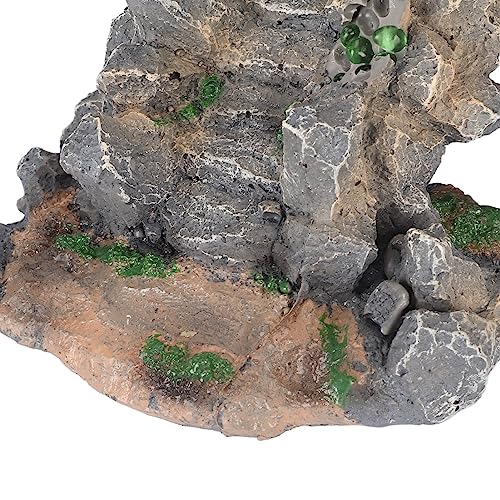 Aquarium Bridge Decoration Resin Arch Bridge Ornament for Fish Tank Landscaping Small Fish Hideout Decor