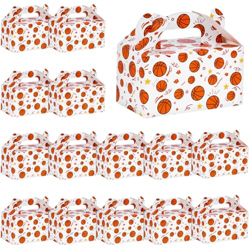 VGOODALL 16PCS Basketball Party Favor Boxes, 6.1 X 3.5 X 3.3 inch - color: Multi