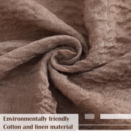 Zhanmai 8 Pcs Women Cotton Hijab Scarf Bulk for All Season Muslim Scarf Shawl Crinkle Hijab Mixed Color - color: Neutral Colors