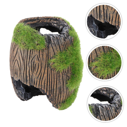 ULTECHNOVO 1pc Simulated Wine Barrel Aquarium Ornament Landscape Ornament for Fish Tank Hiding Cave Ornament Fish Tank Decor Aquarium Decoration Simulation Barrel Hiding Cave