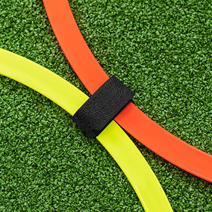 FORZA Agility Rings [12 Pack] | Speed & Agility Training Equipment for Athletes - Available in 10 Colors - color: Yellow