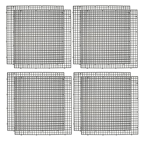 1 Set of Aquarium Grid Dividers Plastic Filter Boards Fish Tank Bottom Partition Nets Multi-Hole Design Easy Installation
