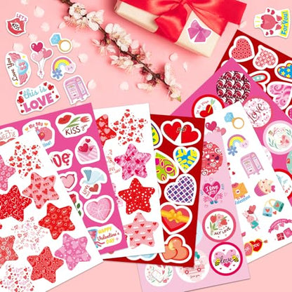 357 PCS Valentines Day Stickers, Love Heart Stickers for Kids - style: Valentines Day Stickers