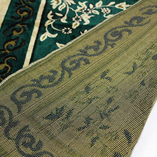 XINNI Muslim Prayer Rug Islamic Praying Rug Mat Carpet Thick Soft Fabric Blue - color: Blue