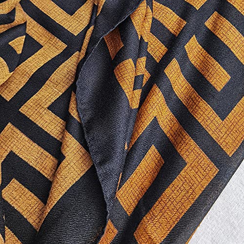 FINIZO Women's Fashion Scarves, Lightweight Cotton Blend Neck Scarves - color: 02