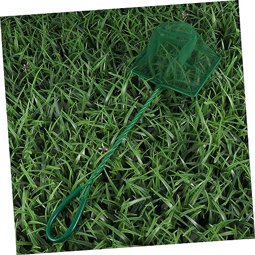 COLLBATH 4pcs Aquarium Fishing Net Fine Mesh Design for Fish Catching Material Aquarium Accessories Green Color