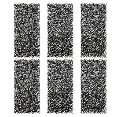 Level One Pets Duo 2 in 1 Submersible Aquarium Filter - Replacement 6 Pack Sponge Filter - size: Replacement 6 Pack Sponge Filter