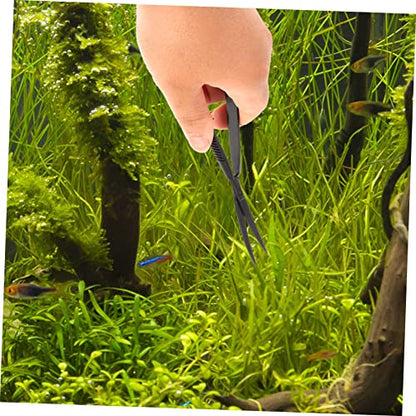balacoo 3pcs Aquarium Scissor Professional Plant Trimmer for Aquascaping for Maintaining Substrate and Decorations for Water Plants and Tight Spaces